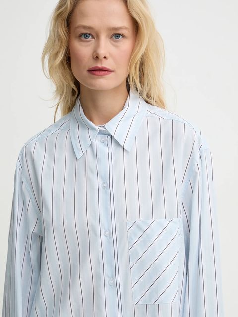 Day Birger et Mikkelsen koszula Mac damska kolor niebieski relaxed z kołnierzykiem klasycznym DAY65243540