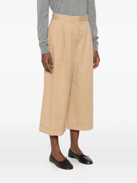 The Row pleated culottes trousers - Neutrals