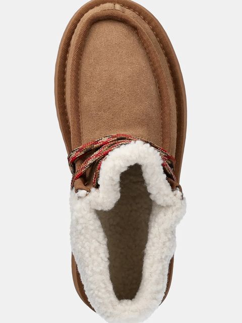 Answear.LAB śniegowce zamszowe kolor brązowy