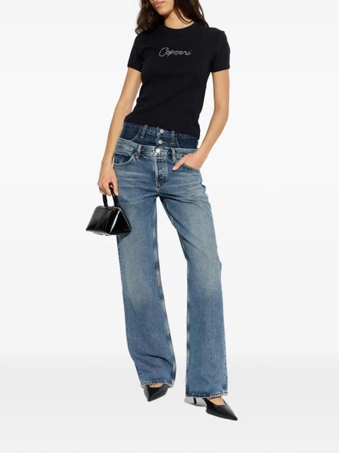 Coperni logo-embellished T-shirt - Black