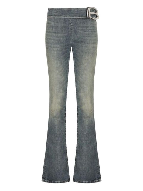 Balenciaga logo-buckle jeans - Blue - zdjęcie produktu nr 1