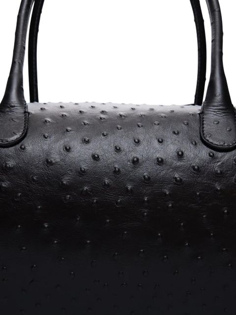 LouLou de Saison Alister leather tote bag - Black