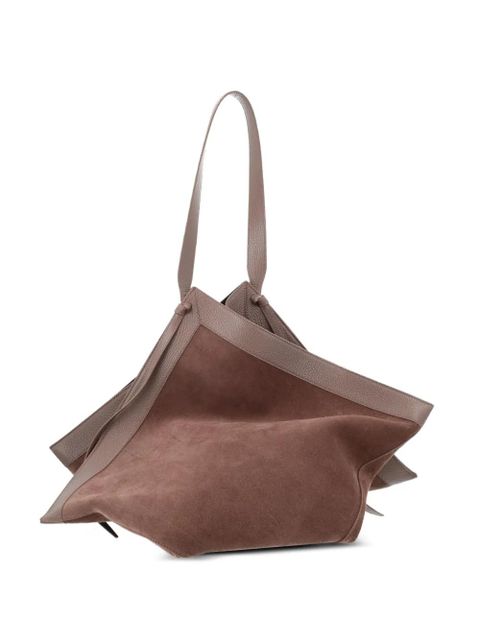 Yuzefi large Wonton suede tote bag - Brown - zdjęcie produktu nr 1