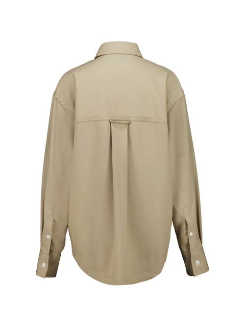 AMI Paris sharp-collar shirt - Neutrals - zdjęcie produktu nr 2