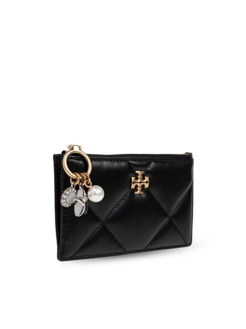 Tory Burch logo-plaque purse - Black