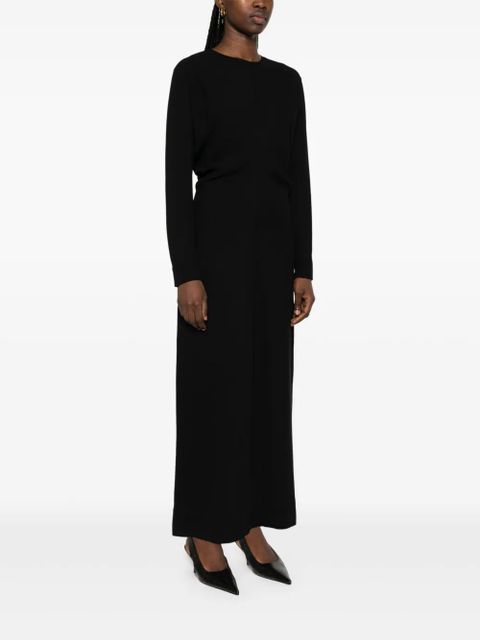 TOTEME slouch-waist maxi dress - Black - zdjęcie produktu nr 2