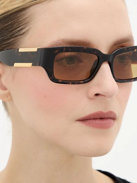 Bottega Veneta okulary przeciwsłoneczne kolor brązowy BV1406S