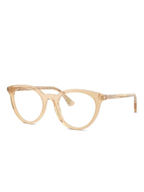 Burberry Eyewear round-frame glasses - Neutrals - zdjęcie produktu nr 2