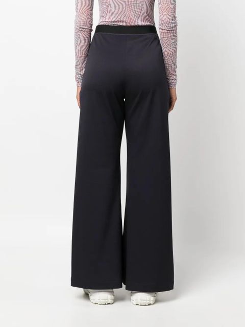 MM6 Maison Margiela seam-detail wide-leg trousers - Blue