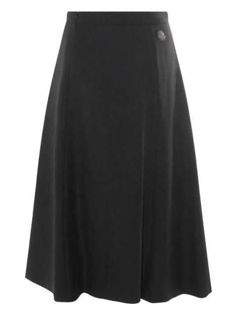 Moncler button-detail A-line midi skirt - Black - zdjęcie produktu nr 1