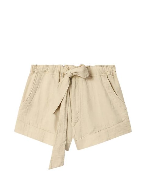 MARANT ÉTOILE Birva tie-waist shorts - Neutrals - zdjęcie produktu nr 1