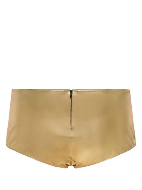 Dolce & Gabbana low-rise foiled briefs - Gold - zdjęcie produktu nr 2