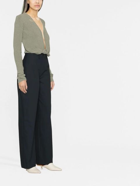 Nanushka straight-leg trousers - Black