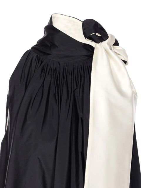 Max Mara bow-detail halterneck dress - Black