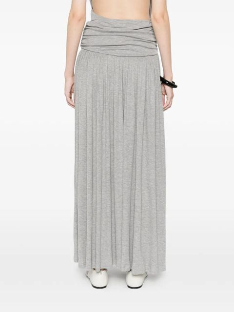 Aya Muse gathered maxi skirt - Grey
