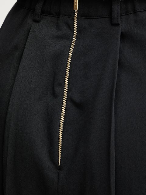 Morgan spódnica kolor czarny midi rozkloszowana JOKER.F