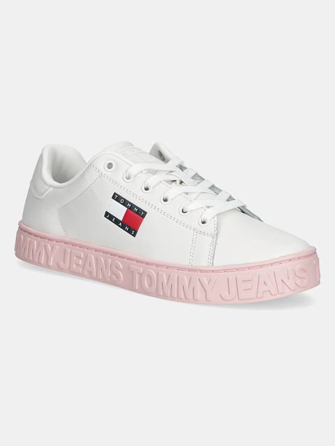 Tommy Jeans sneakersy skórzane TJW LOGO SNEAKER ESS - zdjęcie produktu nr 1