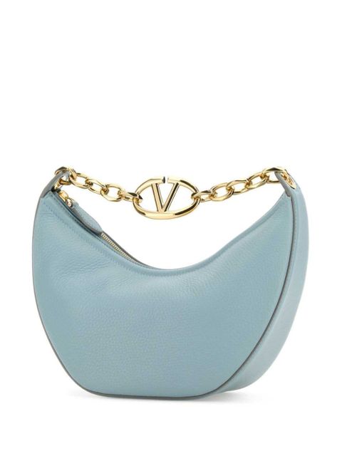 Valentino Garavani small Vlogo Moon tote bag - Blue - zdjęcie produktu nr 2