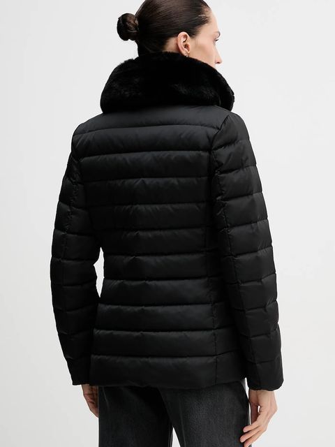 Geox kurtka puchowa BETTANIE kolor czarny zimowa W5626T T3122