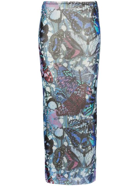 Jean Paul Gaultier The Blue Butterfly pencil skirt - zdjęcie produktu nr 1