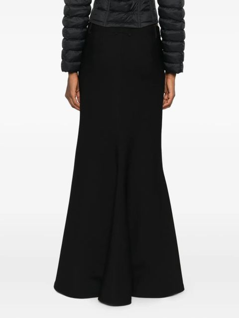 Balenciaga wool maxi skirt - Black
