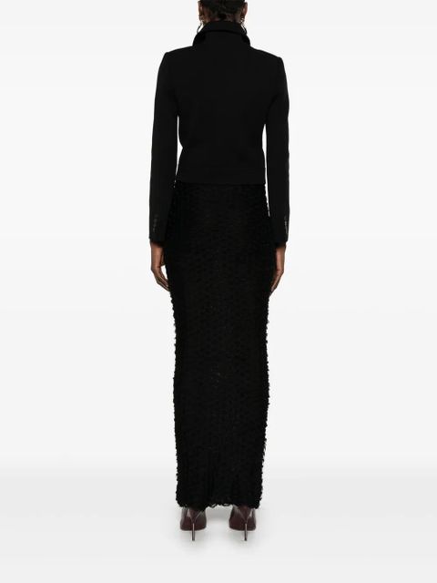 Saint Laurent cropped jacket - Black