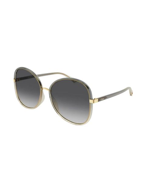 Chloé Eyewear round-frame sunglasses - Grey - zdjęcie produktu nr 2