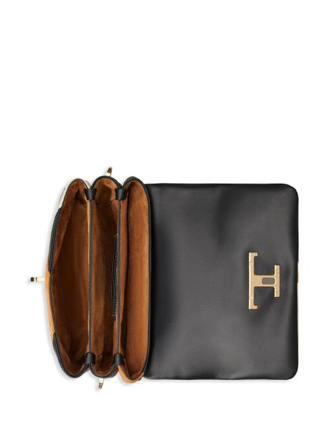 Tod's T Timeless patchwork shoulder bag - Black