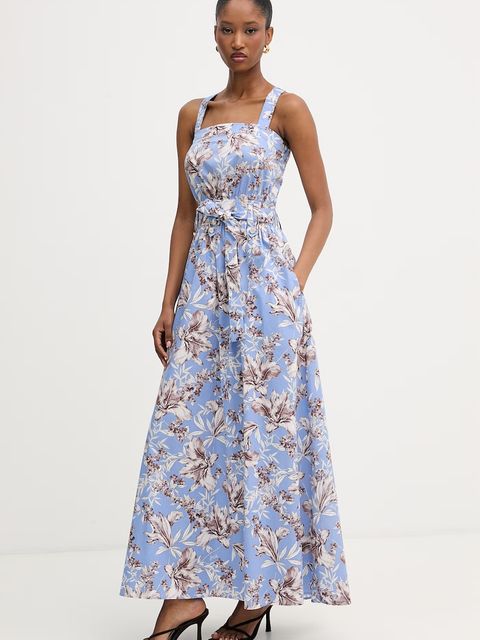 Liu Jo sukienka rozkloszowana bawełniana - zdjęcie produktu nr 1