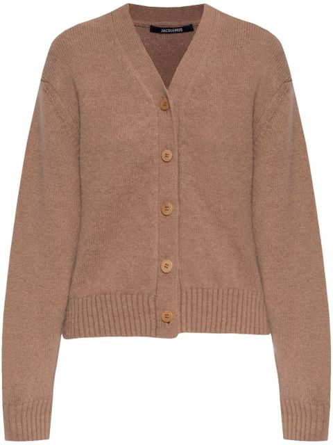 Jacquemus The Jacquemus cardigan - Brown - zdjęcie produktu nr 1