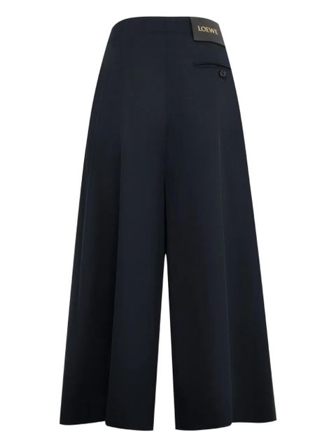 LOEWE belted palazzo pants - Blue - zdjęcie produktu nr 2