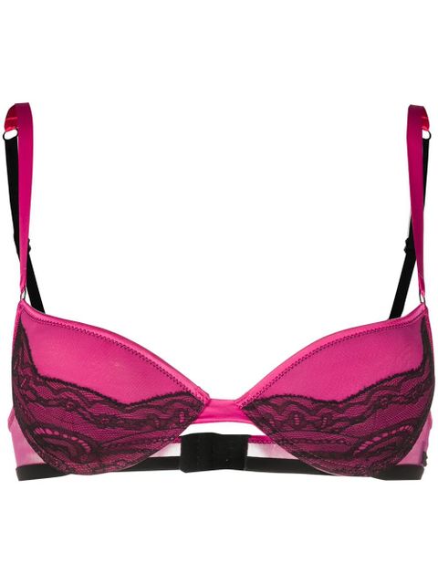 Dolce & Gabbana lace panel bra - Pink - zdjęcie produktu nr 1