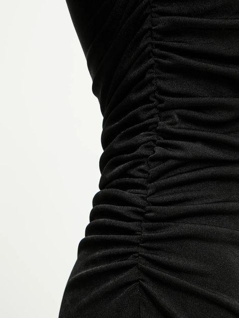 Answear.LAB sukienka kolor czarny maxi dopasowana