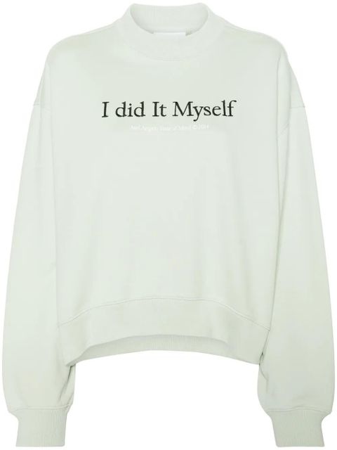 Axel Arigato I Did It Myself organic cotton sweatshirt - Green - zdjęcie produktu nr 1
