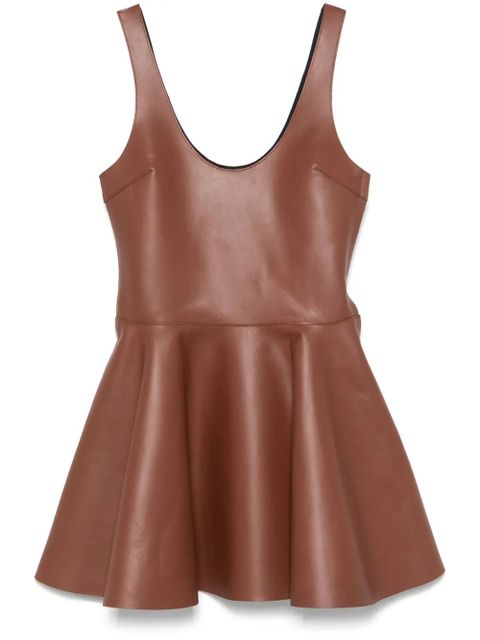JW Anderson Circle mini dress - Brown - zdjęcie produktu nr 1