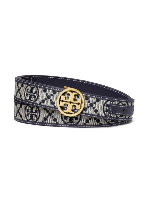 Tory Burch 1" T monogram Miller belt - Blue - zdjęcie produktu nr 2