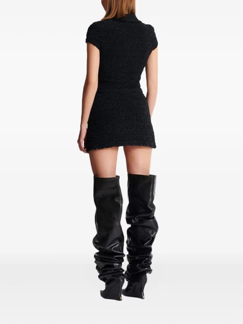 Balmain tweed mini skirt - Black