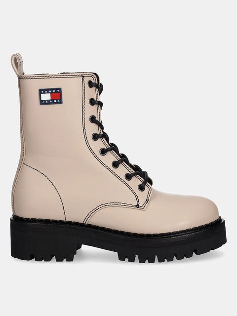 Tommy Jeans workery skórzane TJW URBAN LACE UP BOOT - zdjęcie produktu nr 1