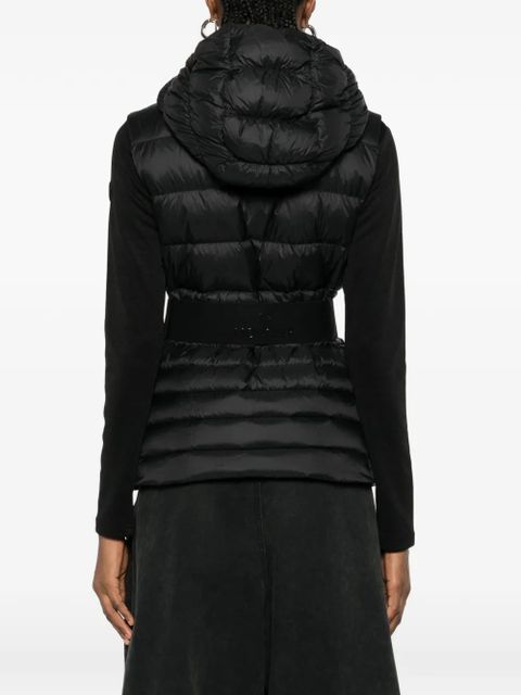 Moncler hooded panelled jacket - Black