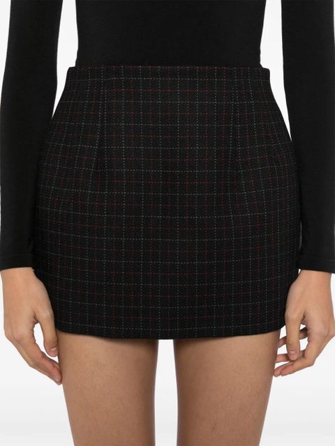 WARDROBE.NYC contour mini skirt - Black