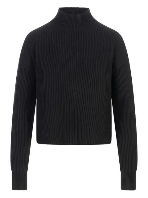 Max Mara ribbed funnel-neck sweater - Black - zdjęcie produktu nr 1