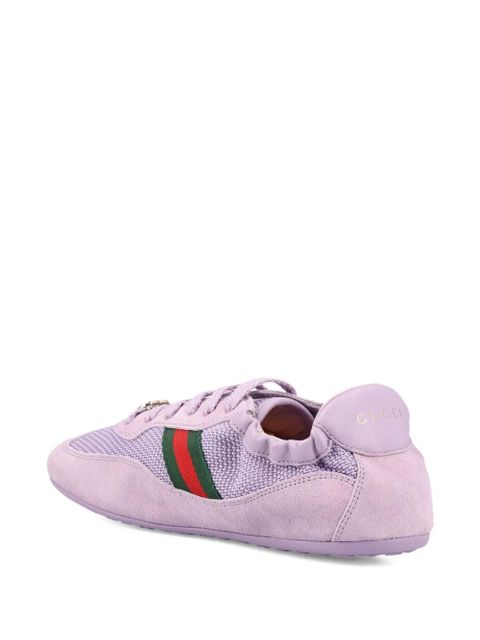 Gucci Shift Web-stripe sneakers - Purple