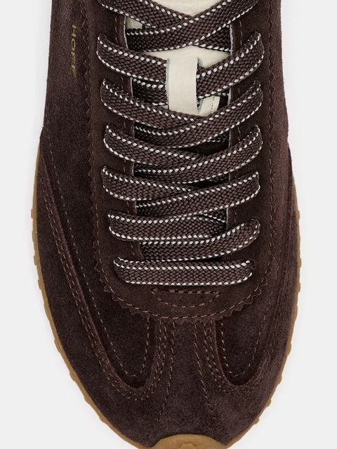 Hoff sneakersy zamszowe BRIDGE damskie kolor brązowy 22561026