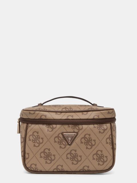 Guess kosmetyczka BERTA kolor brązowy TWO868 80390