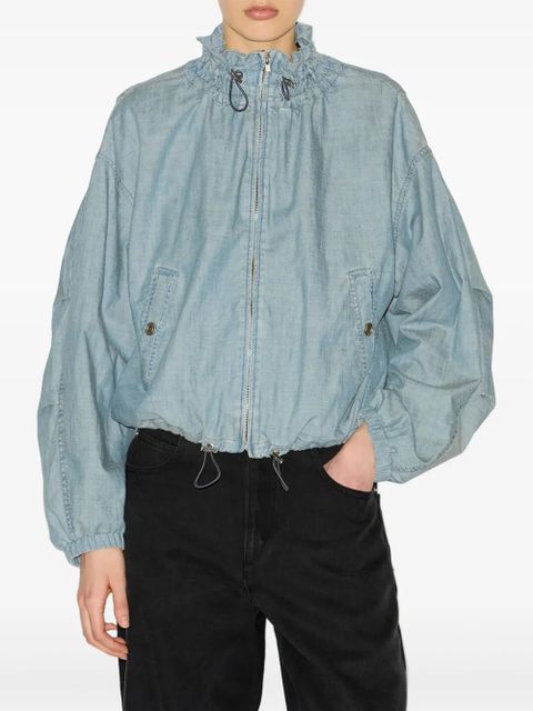 MARANT ÉTOILE Plume jacket - Blue - zdjęcie produktu nr 2