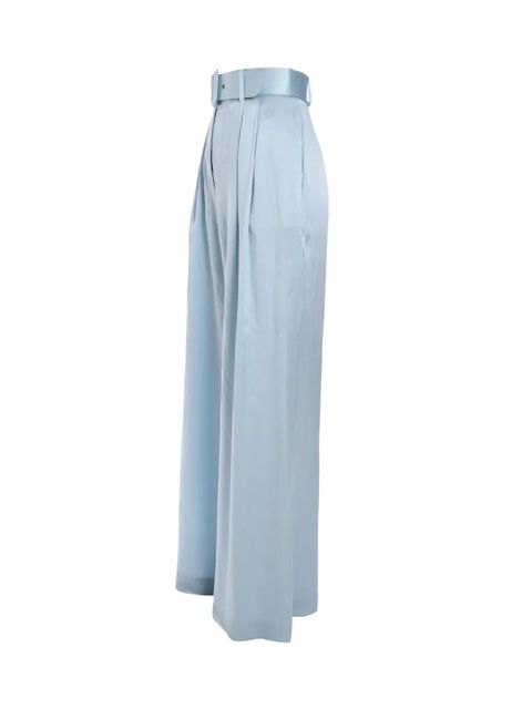 ZIMMERMANN pleated silk trousers - Blue