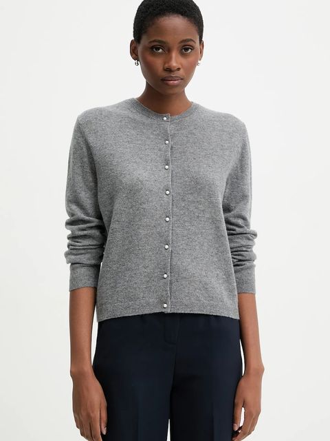 United Colors of Benetton sweter wełniany damski kolor szary lekki 1002D501U - zdjęcie produktu nr 1