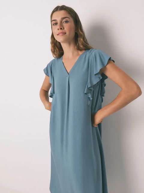 women'secret koszula nocna damska kolor zielony 4362325