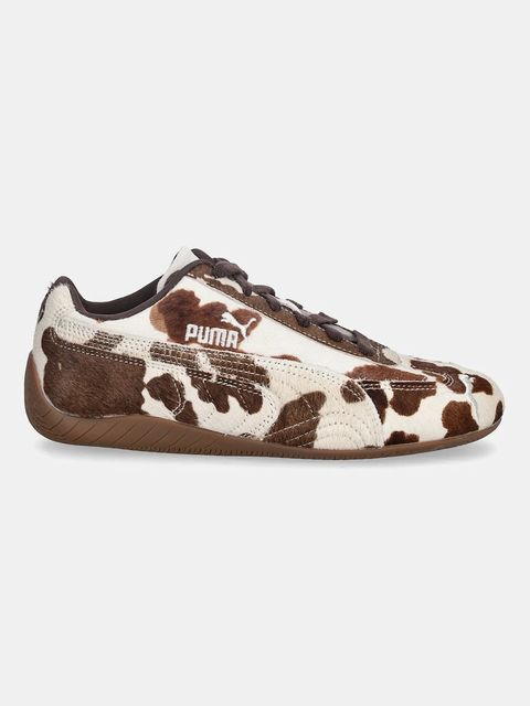 Puma sneakersy skórzane Speedcat Cow Wns damskie kolor brązowy 406141 - zdjęcie produktu nr 2