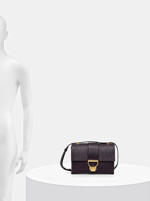 Coccinelle torebka skórzana kolor fioletowy E1 MD5 12 07 01